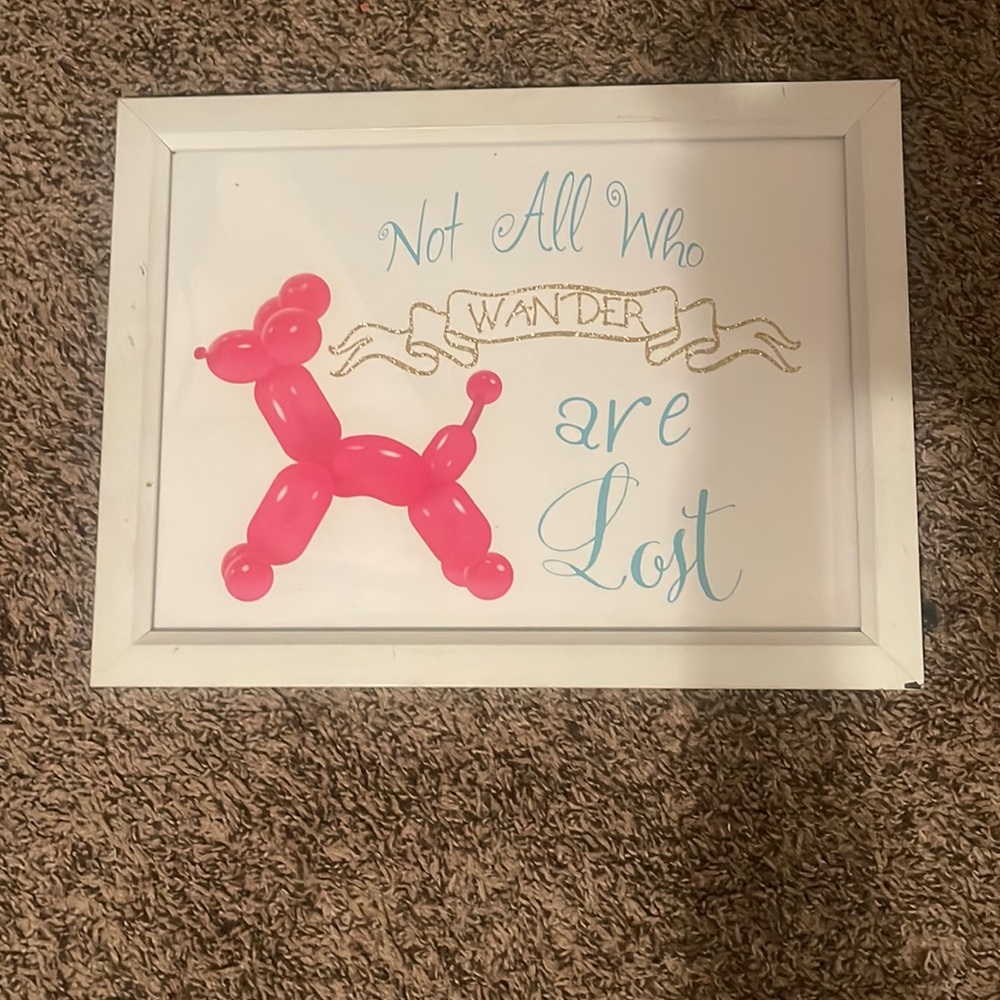 Kids Imagination Wall Decor Picture .